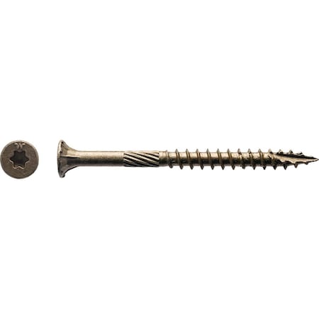Big Timber No. 10 x 3 In. Bronze Flat Head Wood Screw, 64PK 1BTX103